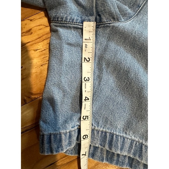 Bill Blass Vintage Denim Shorts Size 12 High Waist Mom Style - Picture 5 of 7
